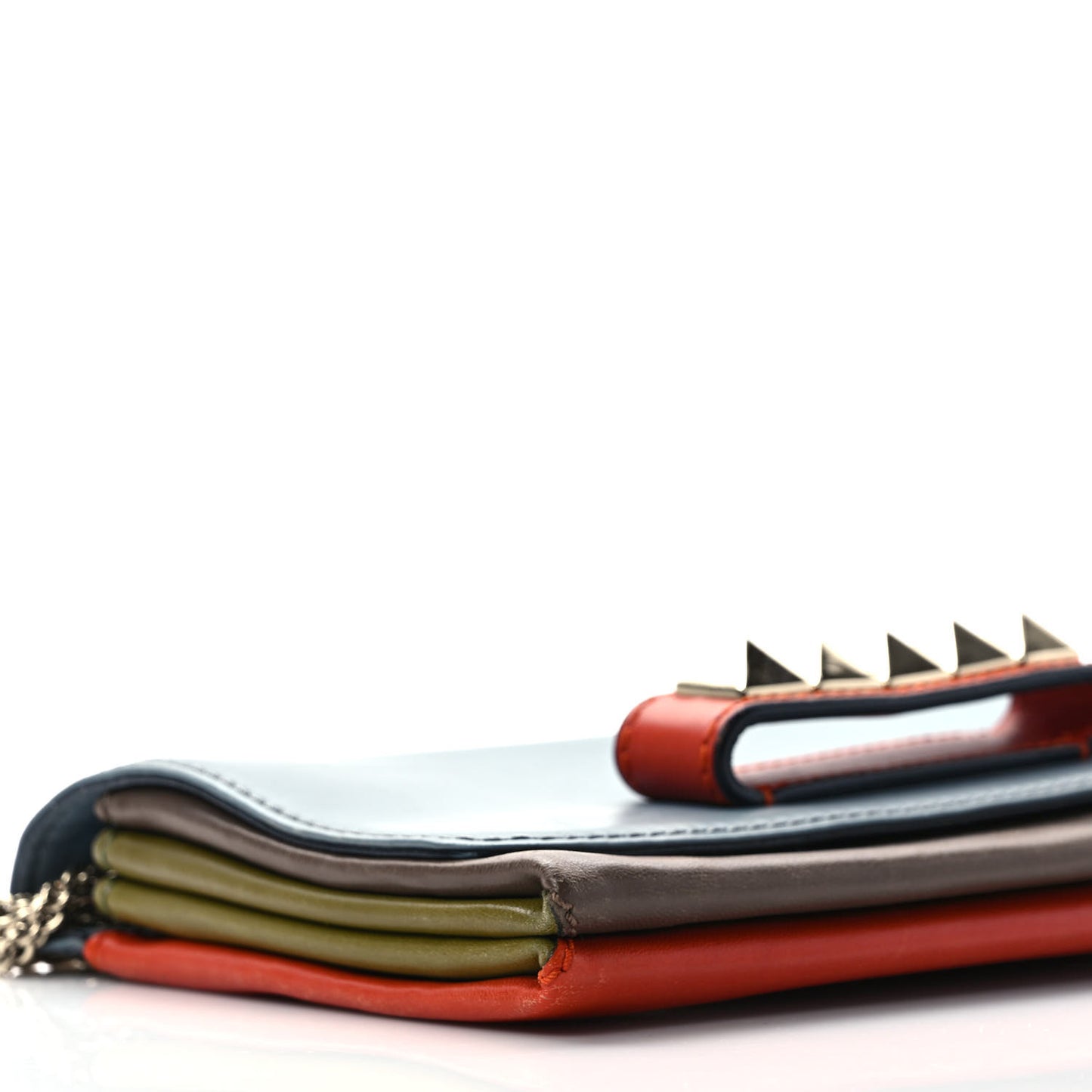 Nappa Colorblock Va Va Voom Shoulder Bag Sky Blue