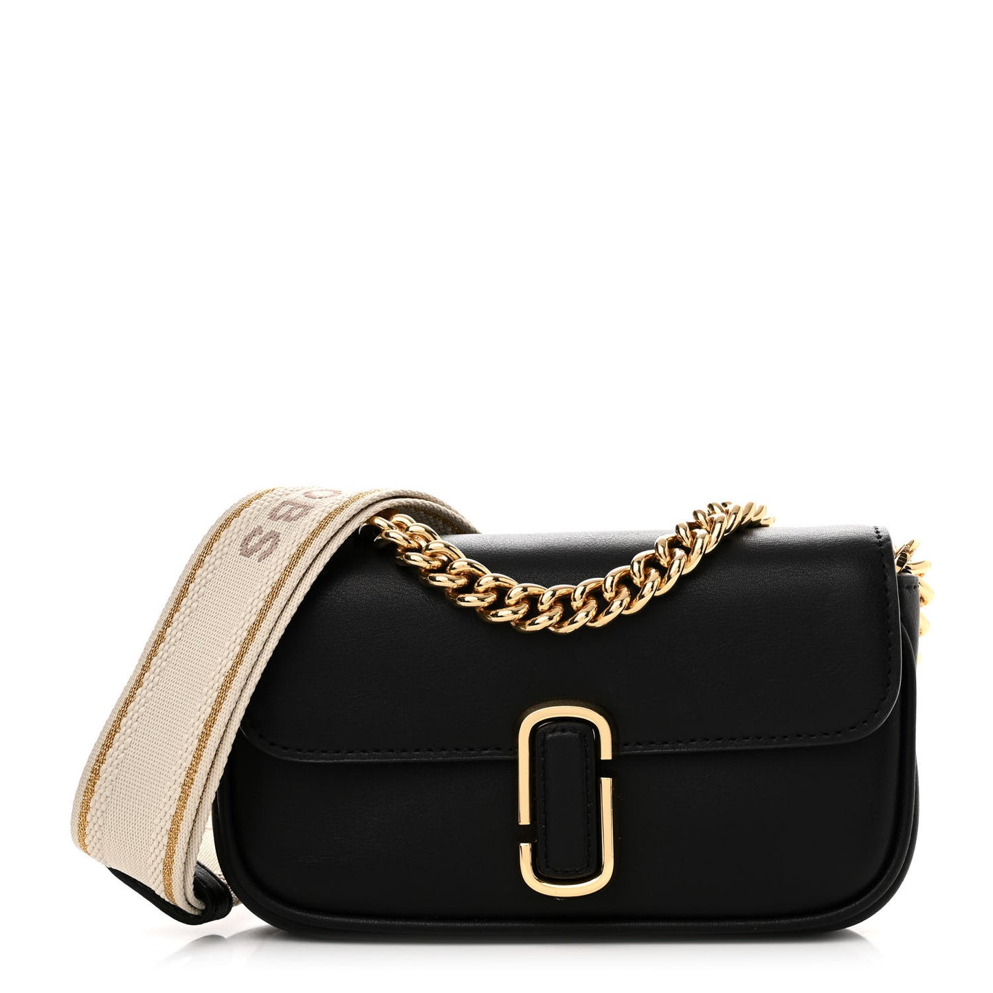 Calfskin The J Marc Shoulder Bag Black