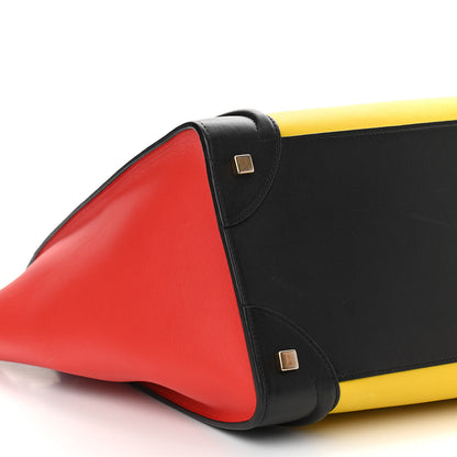 Celine Smooth Calfskin Mini Tri-Color Luggage Sunflower 8 of 9
