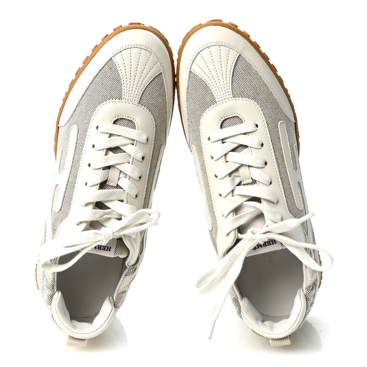 Canvas Nappa Jet Sneakers 40 Prunoir White