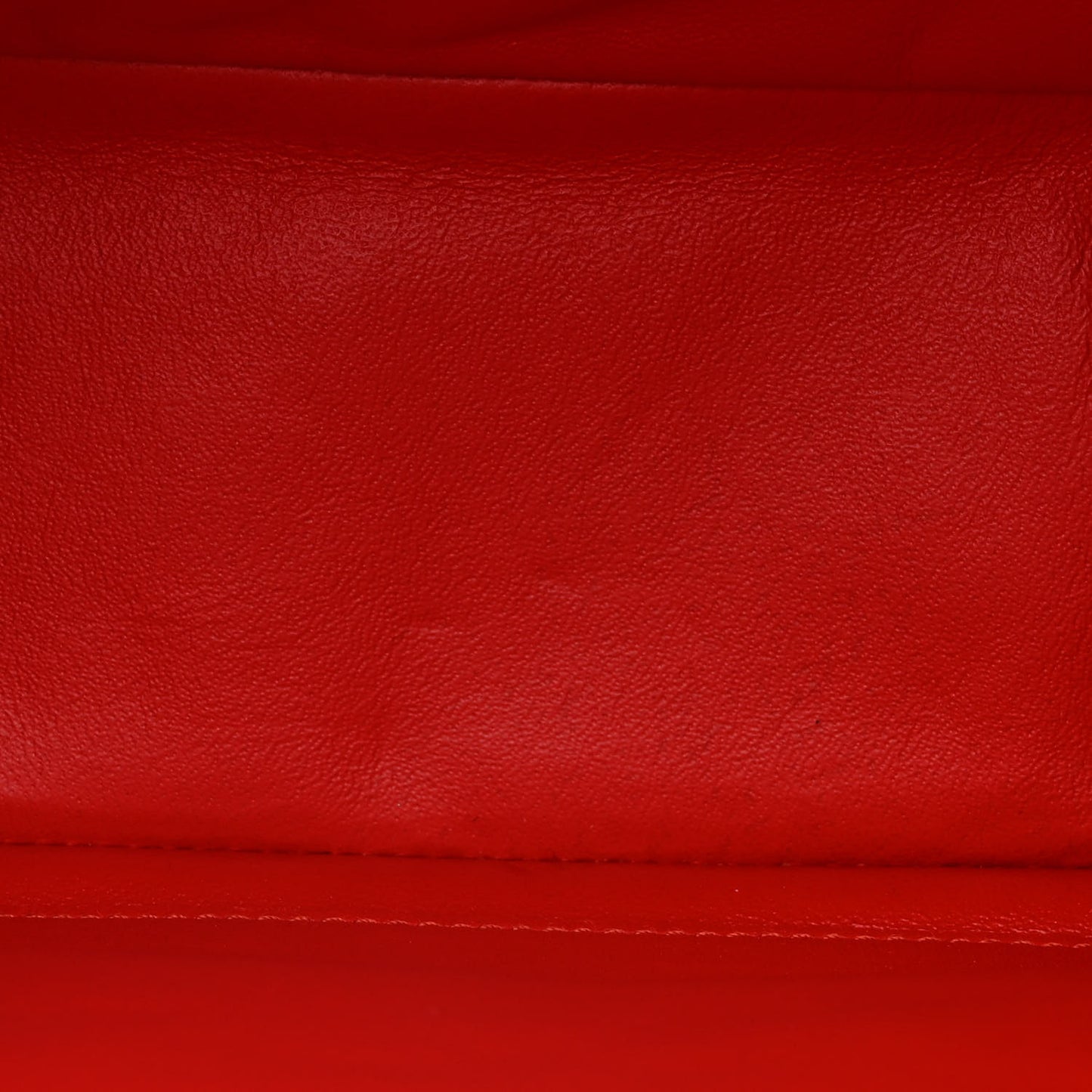Patent Chevron Quilted Maxi Single Flap Red