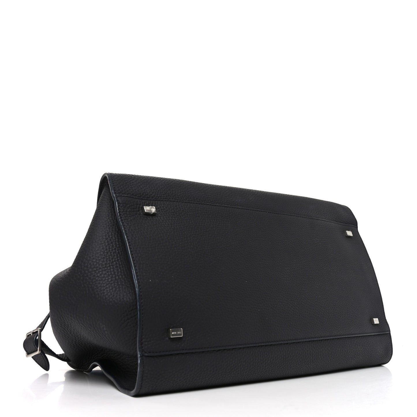 Matte Grained Calfskin Soft Margaux 15 Midnight