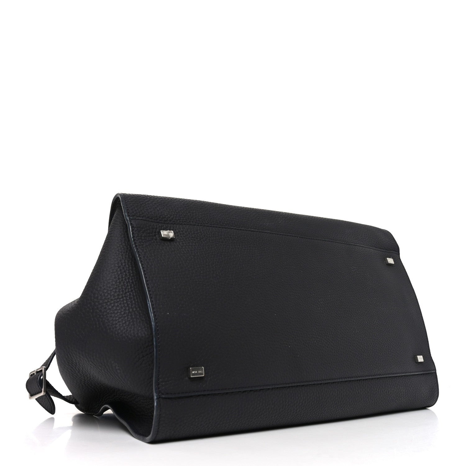The Row Matte Grained Calfskin Soft Margaux 15 Midnight 4 of 9
