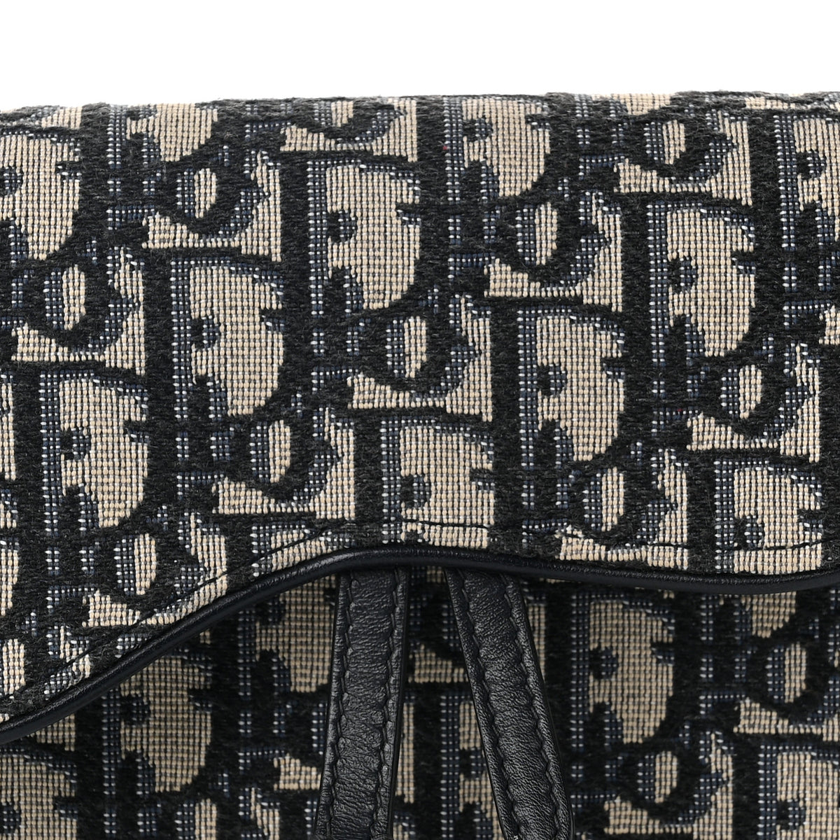 Oblique Saddle Belt Bag Blue