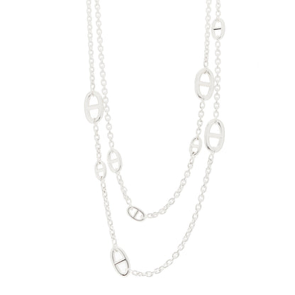 Hermes Sterling Silver Farandole Necklace 120 1 of 6