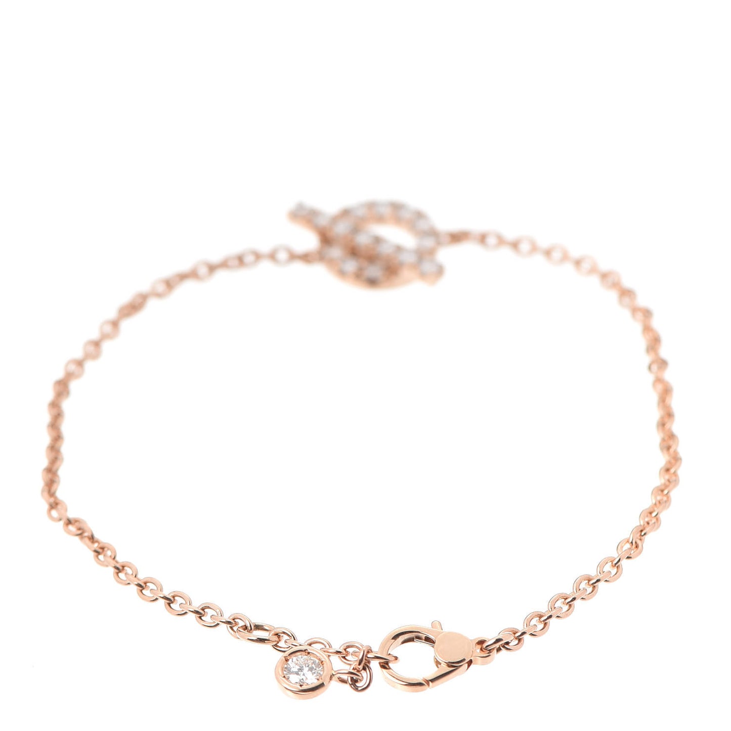 18K Rose Gold Diamond Finesse Bracelet ST