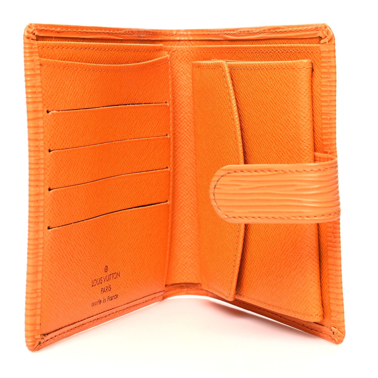 Louis Vuitton Epi Porte-Billets Compact Wallet Mandarin 5 of 13