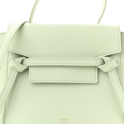 Celine Grained Calfskin Nano Belt Bag Jade 8 of 11