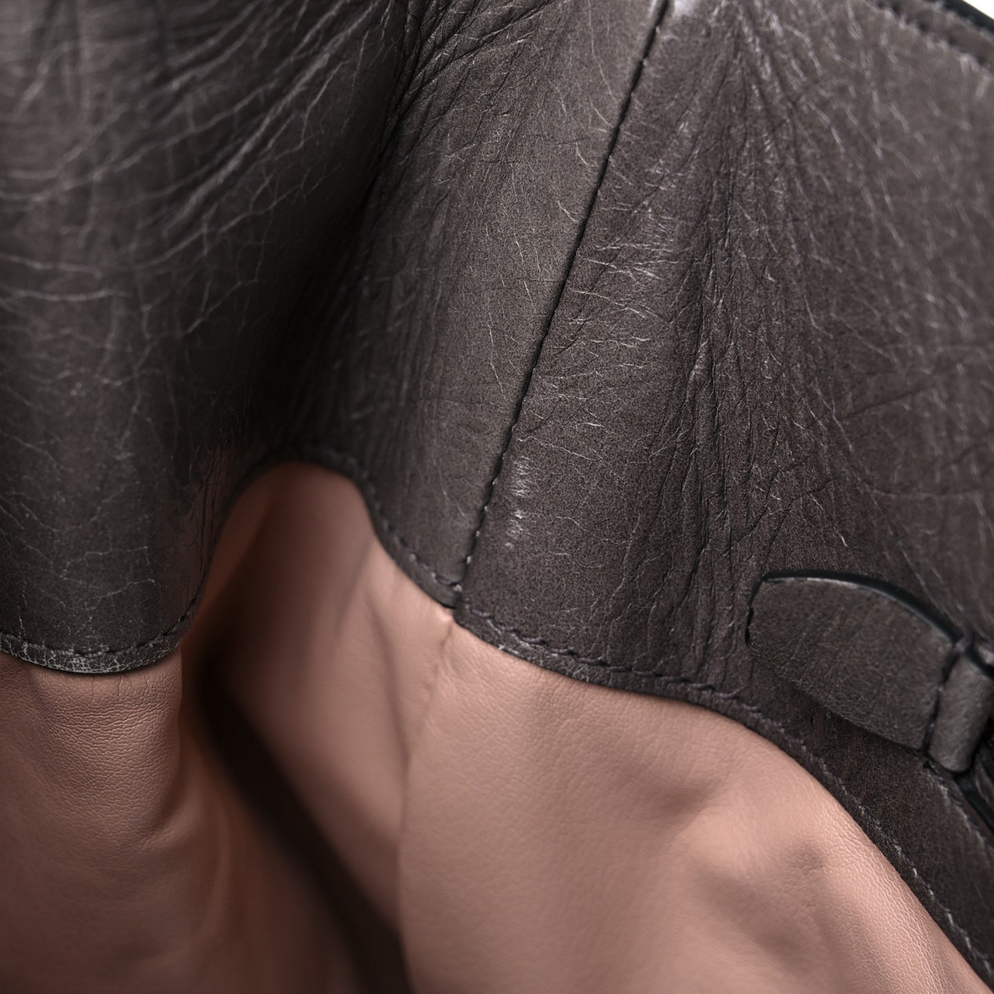 Glace Calf Front Pocket Tote Astrale