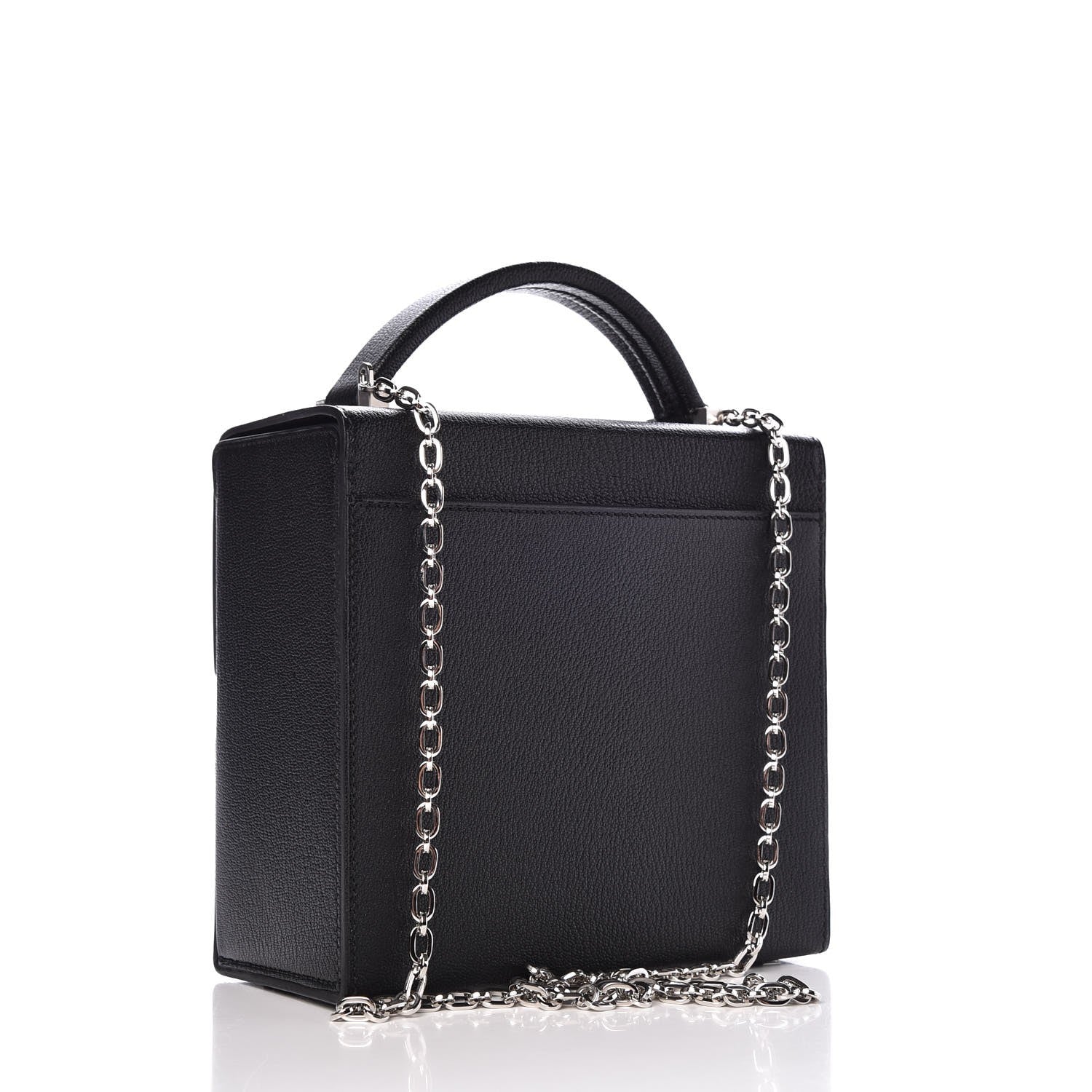 Hermes Chevre Mysore Cinhetic Boxy Top Handle Bag Black 3 of 10