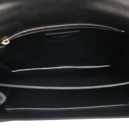 Saint Laurent Lambskin Quilted Le Maillon Satchel Black 5 of 10