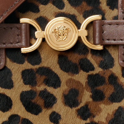 Versace Calf Hair Medusa 95 Mini Tote Brown Multicolor 8 of 10