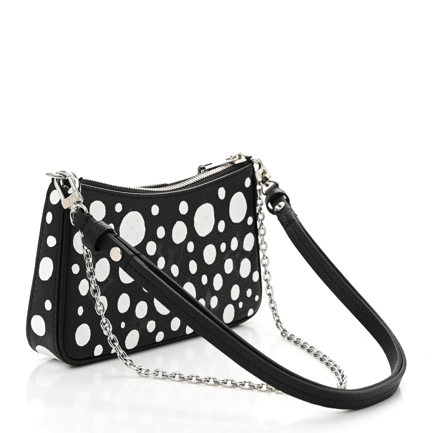 LV X YK Empreinte Easy Pouch On Strap Black White