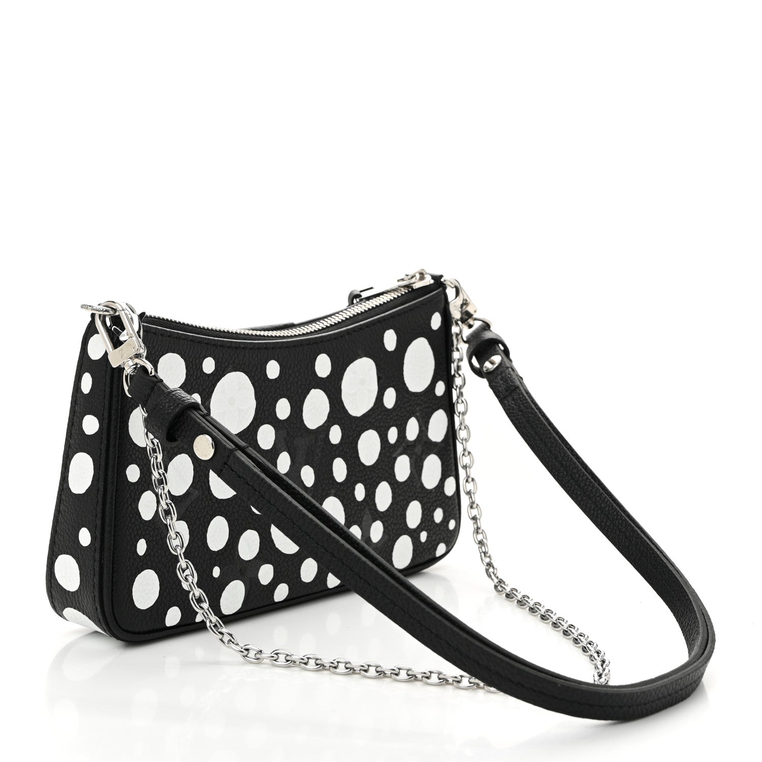 Louis Vuitton LV X YK Empreinte Easy Pouch On Strap Black White 3 of 9