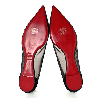 Christian Louboutin Veau Velours Rete Galativi Flats 41.5 Black 7 of 10