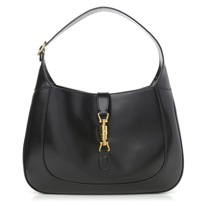 Gucci Boarded Dyana Lux Calfskin Medium Jackie 1961 Hobo Black 1 of 11
