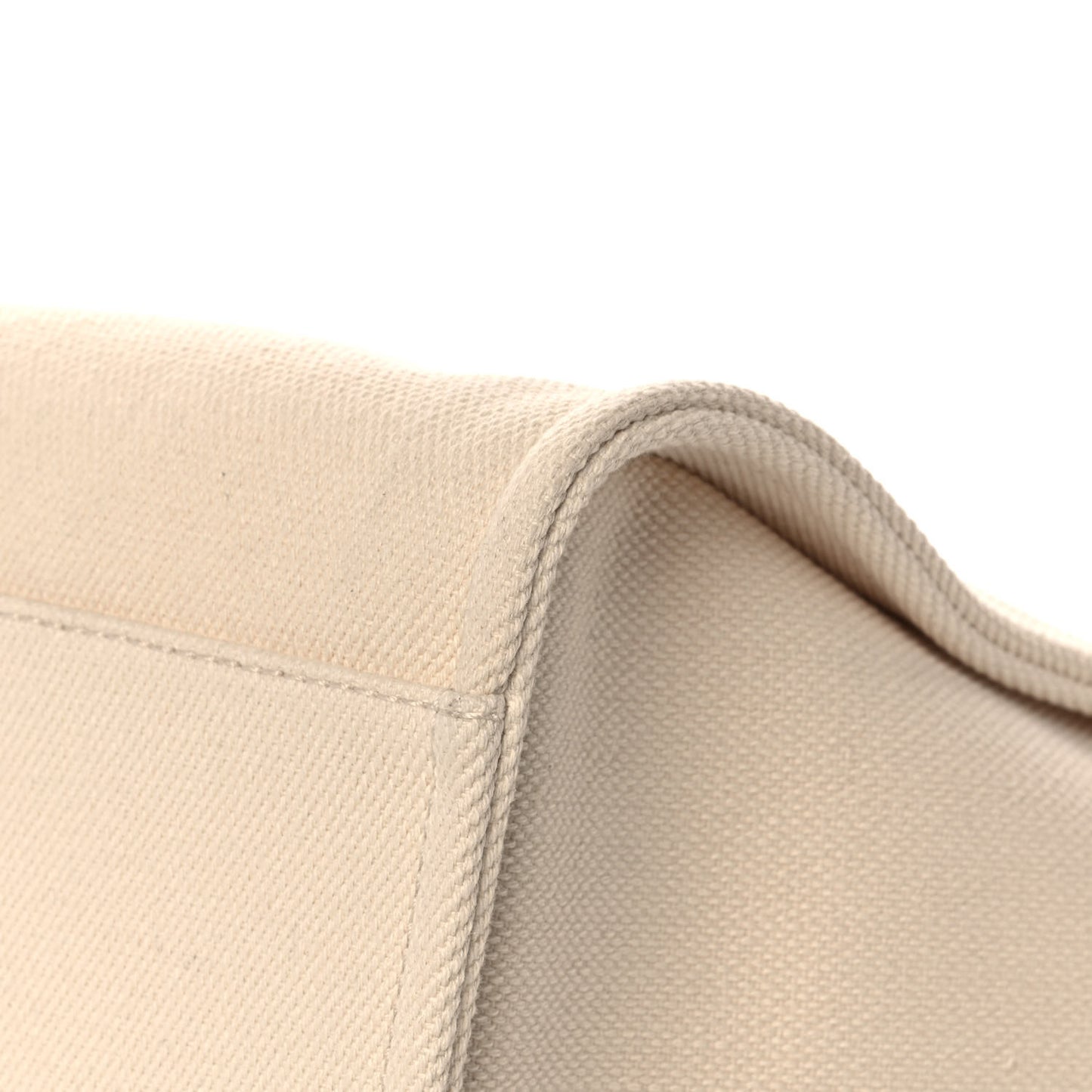 Canvas Pearl Medium Deauville Tote Ecru Beige