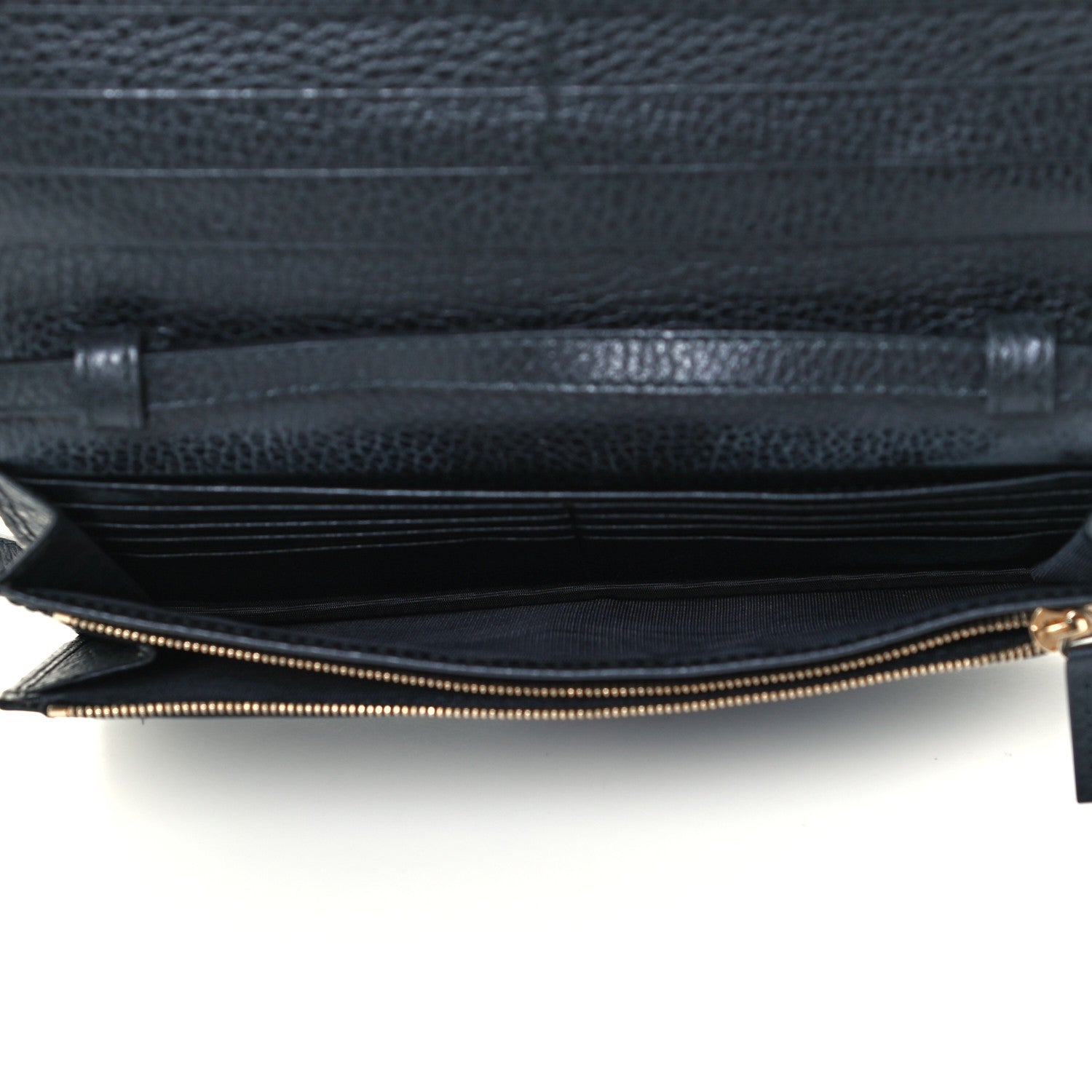 Gucci Dollar Calfskin Mini Swing Wallet Bag Black 4 of 11