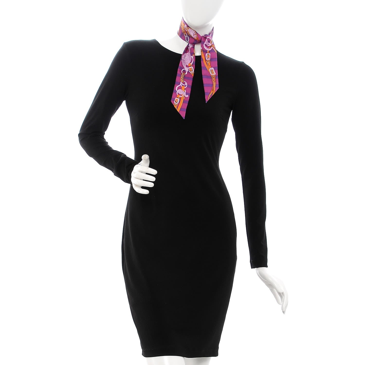 Hermes Silk Brides De Gala Bayaderes Twilly Fuchsia Violet Orange 2 of 4