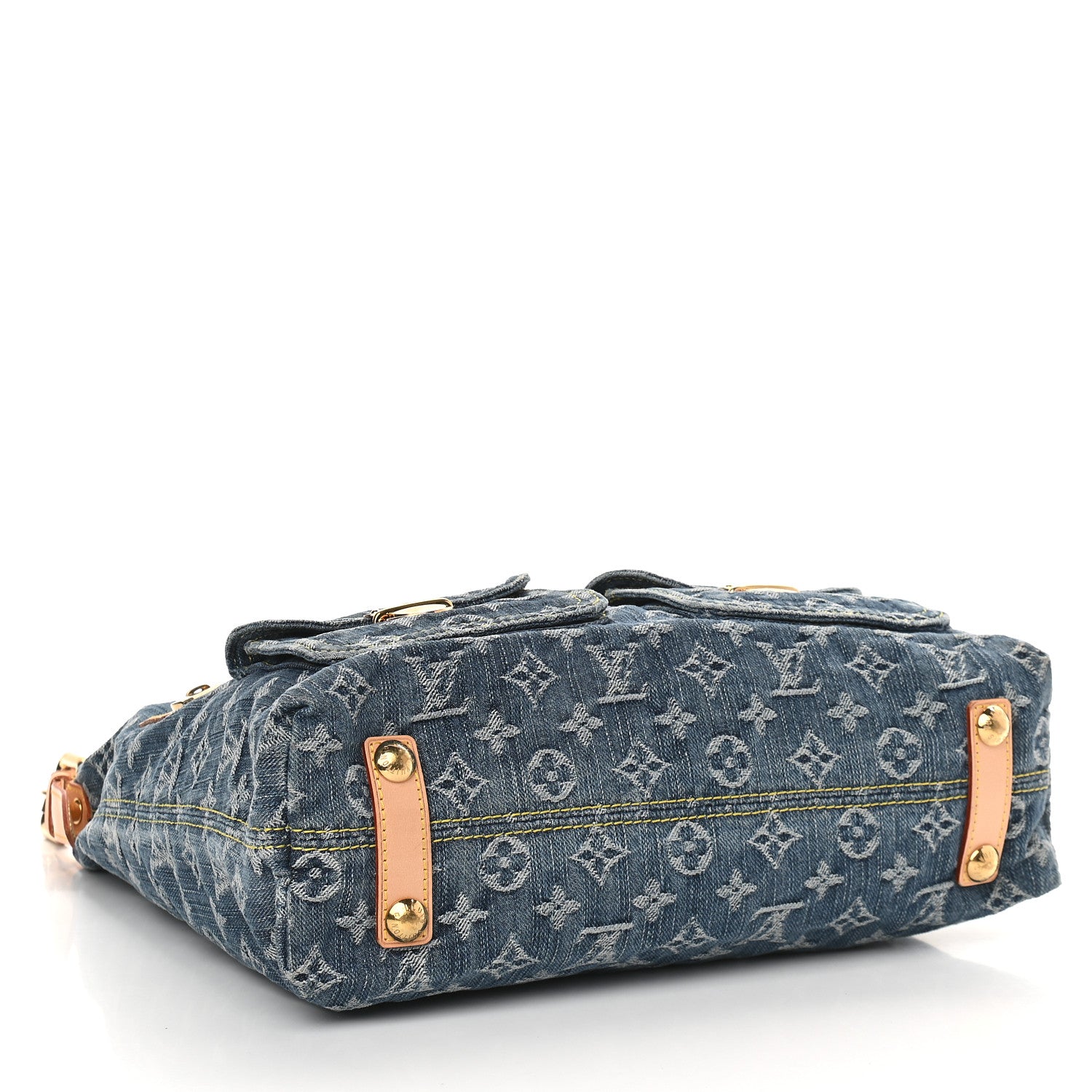 Louis Vuitton Denim Baggy GM Blue 3 of 7