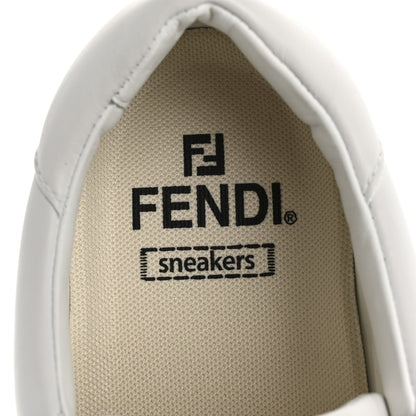 Fendi Vitello Logo Womens Low Top Sneakers 35.5 White 7 of 11