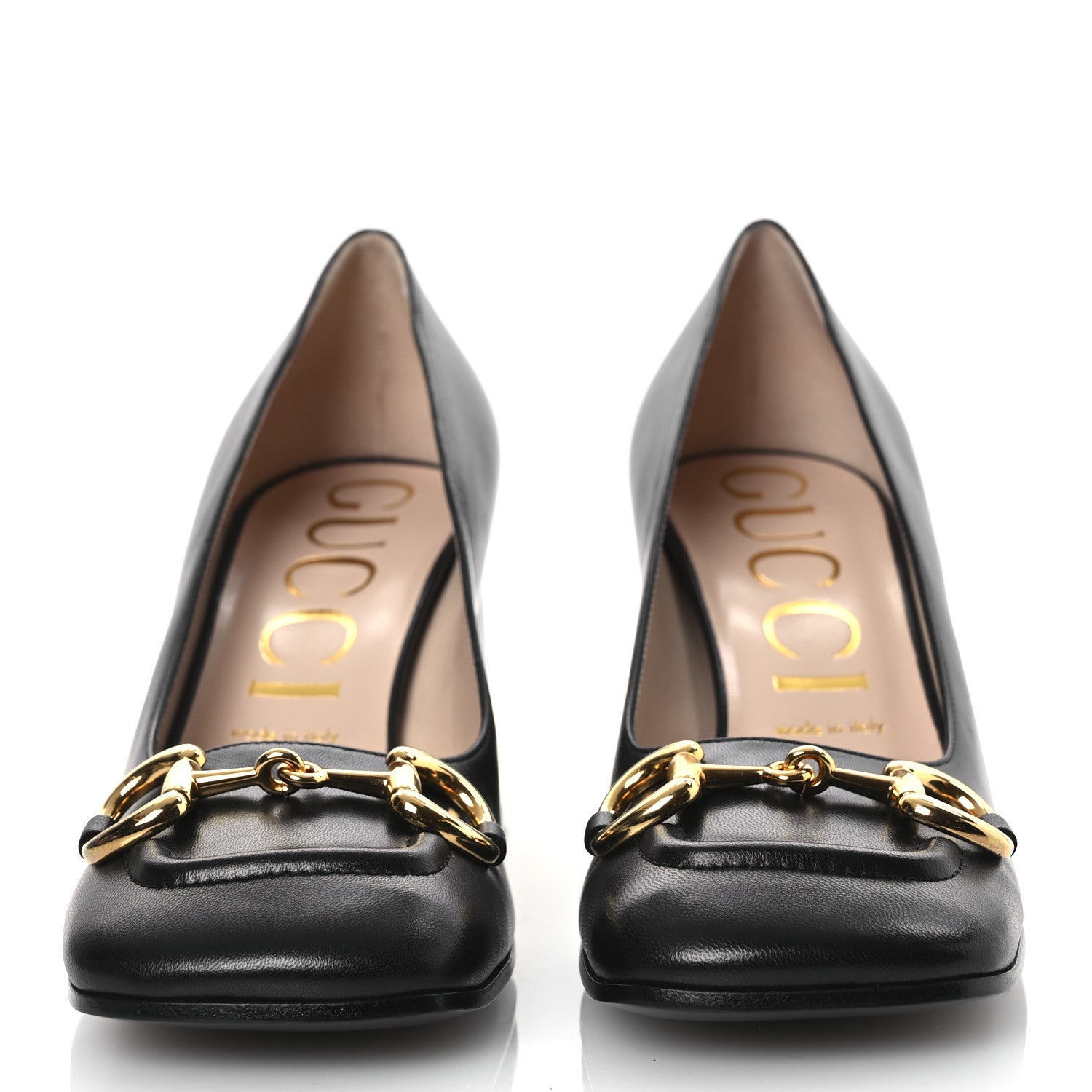 Gucci Malaga Kid Horsebit 75mm Pumps 39.5 Black 3 of 11