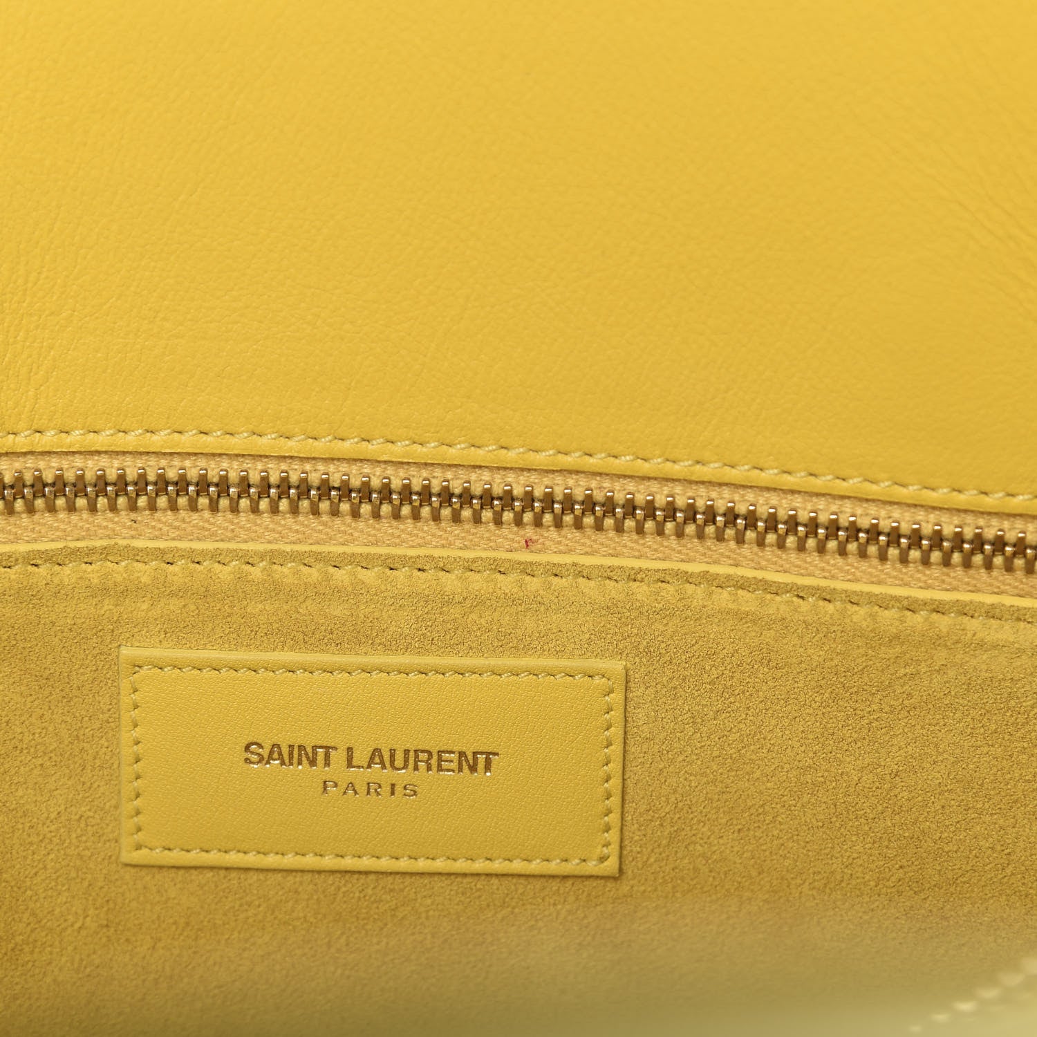Saint Laurent Calfskin Small Sac De Jour Yellow 7 of 15