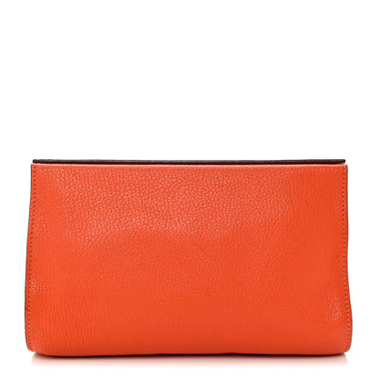 Hermes Chevre Mysore Karo GM Orange 1 of 9