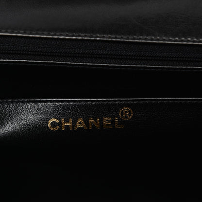 Chanel Lambskin Quilted Jumbo Single Flap Black 6 of 7