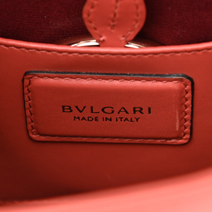 Bulgari Calfskin Serpenti Forever Crossbody Bag Coral 9 of 13