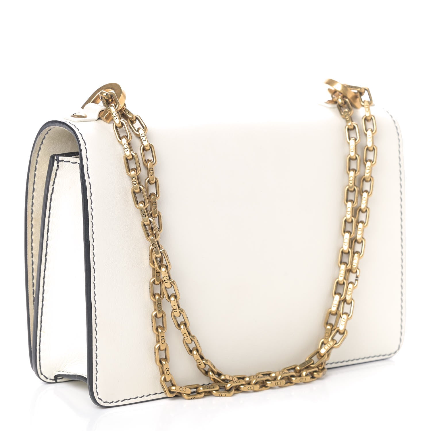 Christian Dior Calfskin J'Adior Chain Flap Bag Off White 2 of 8