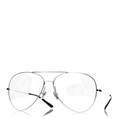 Gucci Metal Aviator Sunglasses GG2172S Silver 1 of 7