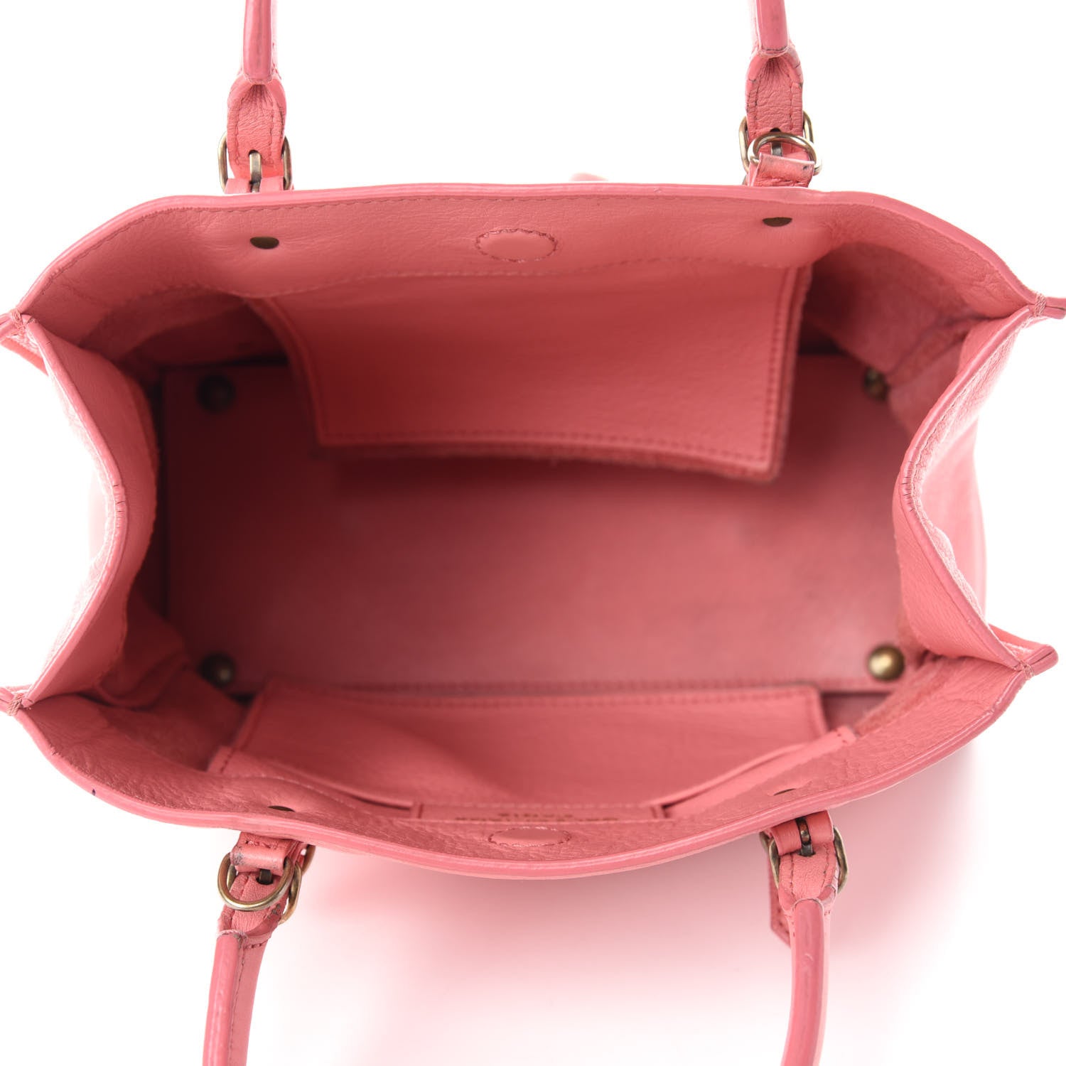 Balenciaga Veau Souple Papier Mini A4 Tote Rose Flamingo 6 of 16