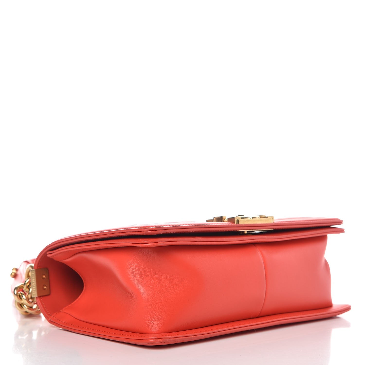 Chanel Calfskin Quilted Medium Boy Flap Red 4 of 7
