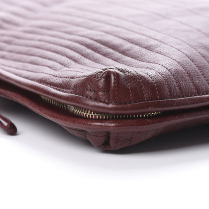 Lanvin Goatskin Amalia Bucket Bag Aubergine 9 of 10
