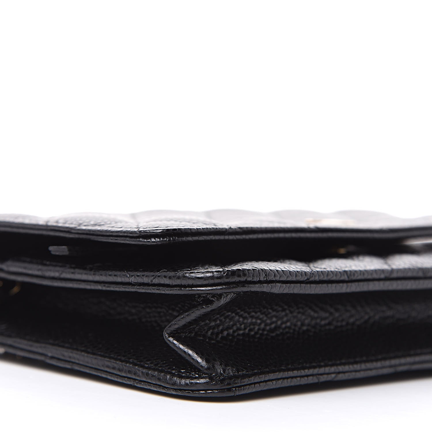 Chanel Caviar Quilted Wallet On Chain WOC Black 9 of 11