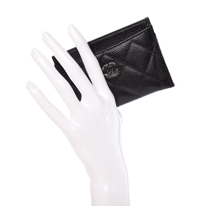 Chanel Caviar Quilted Card Holder Black 2 of 9