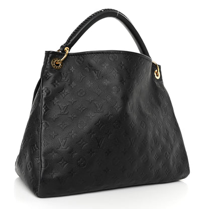 Louis Vuitton LOUIS VUITTON Empreinte Artsy MM Black 3 of 9