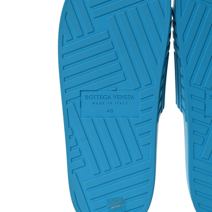 Bottega Veneta Rubber The Slider Mens Sandals 40 Amalfi Blue 6 of 7