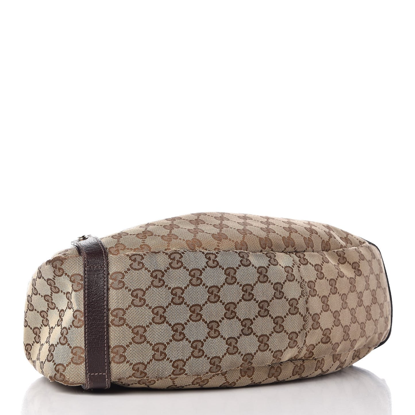 Monogram Medium Abbey Shoulder Bag Dark Brown