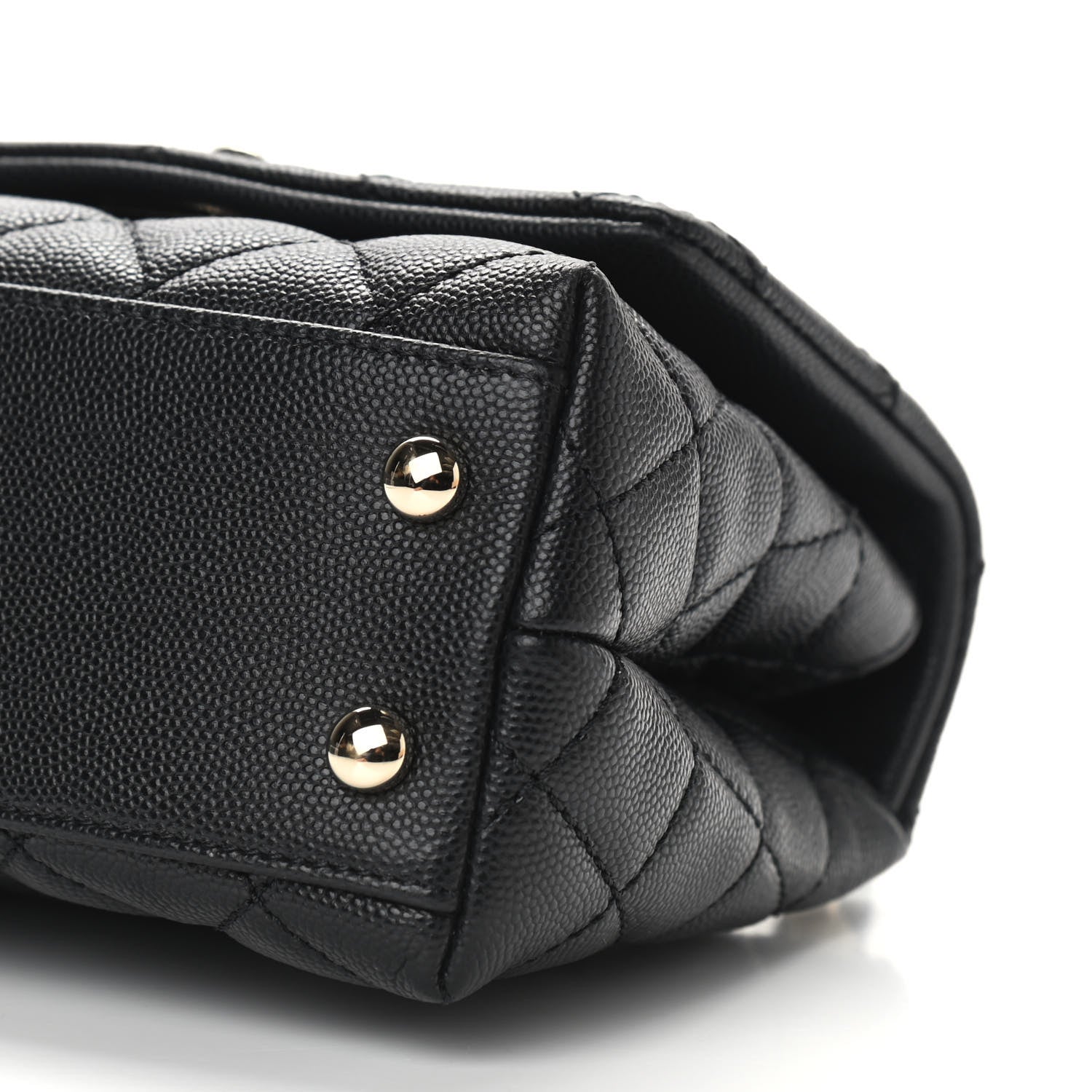 Chanel Caviar Quilted Extra Mini Coco Handle Flap Black 9 of 9