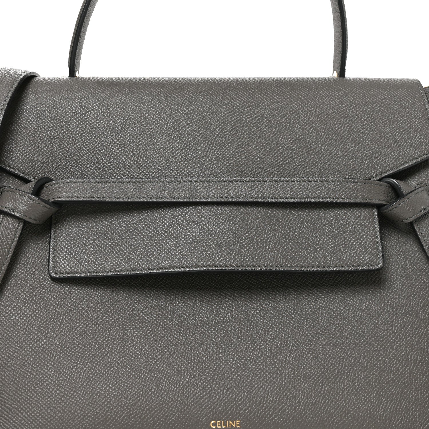 Celine Grained Calfskin Mini Belt Bag Grey 6 of 8