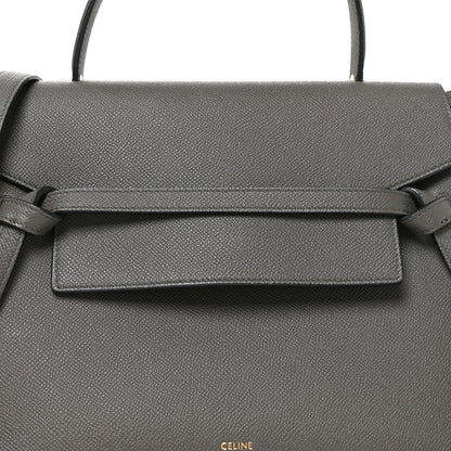 Celine Grained Calfskin Mini Belt Bag Grey 6 of 8
