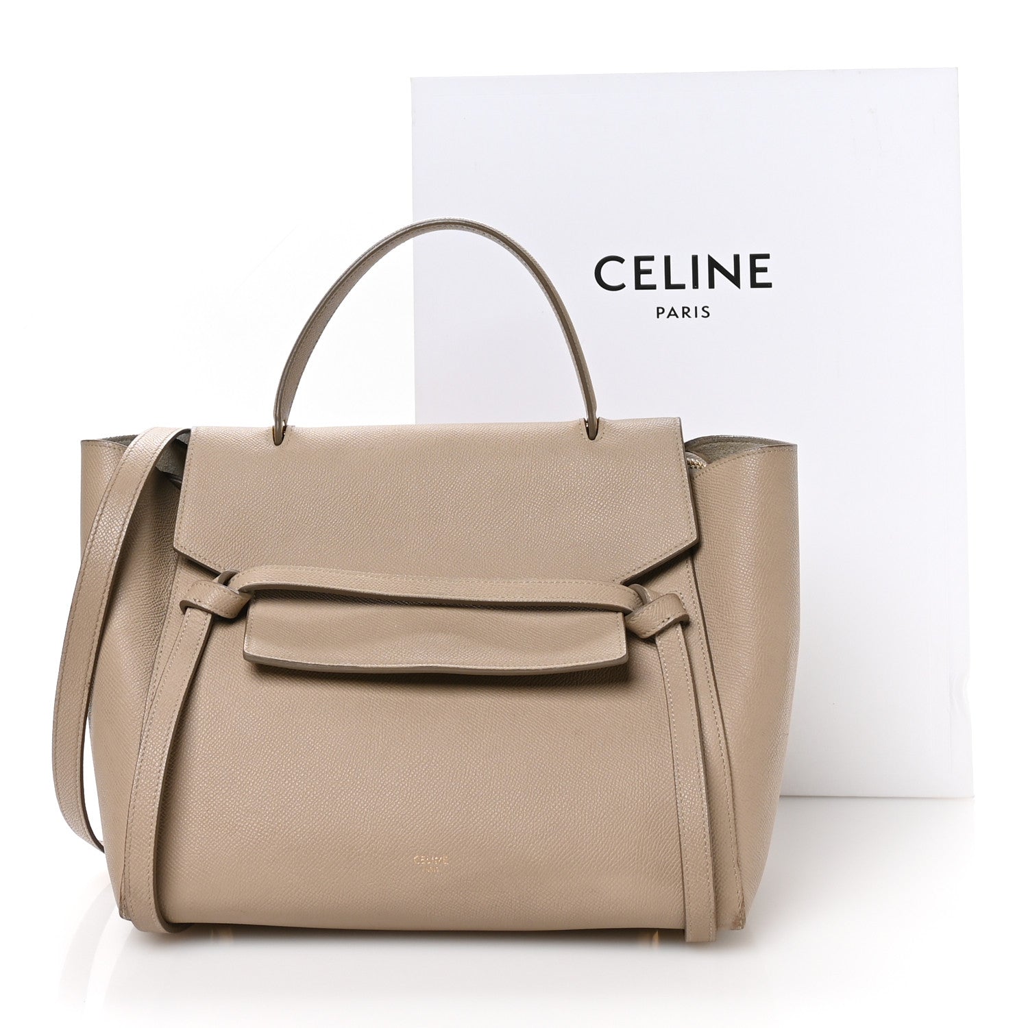 Celine Grained Calfskin Mini Belt Bag Light Taupe 1790614