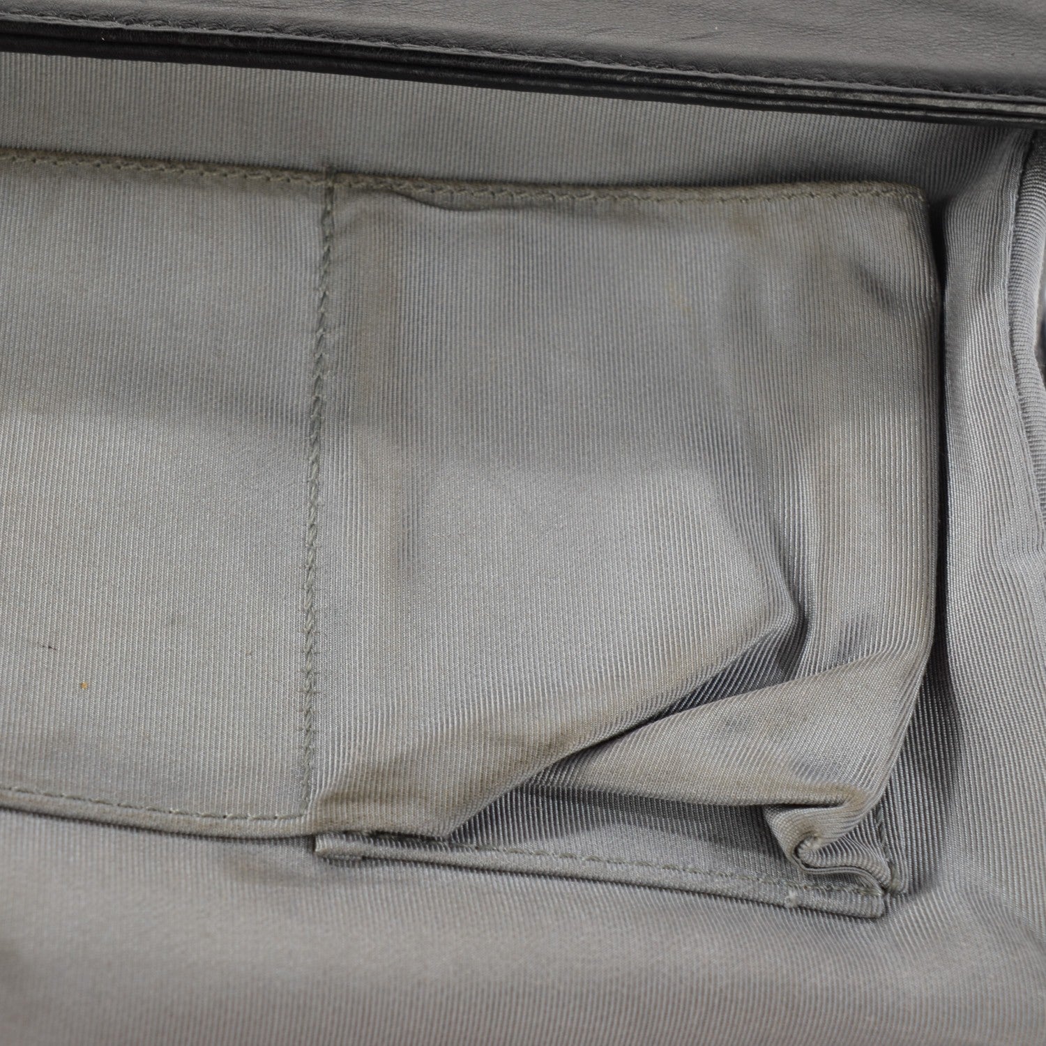 Chanel Calfskin Double Stitch Large Boy Flap Black 2 of 10