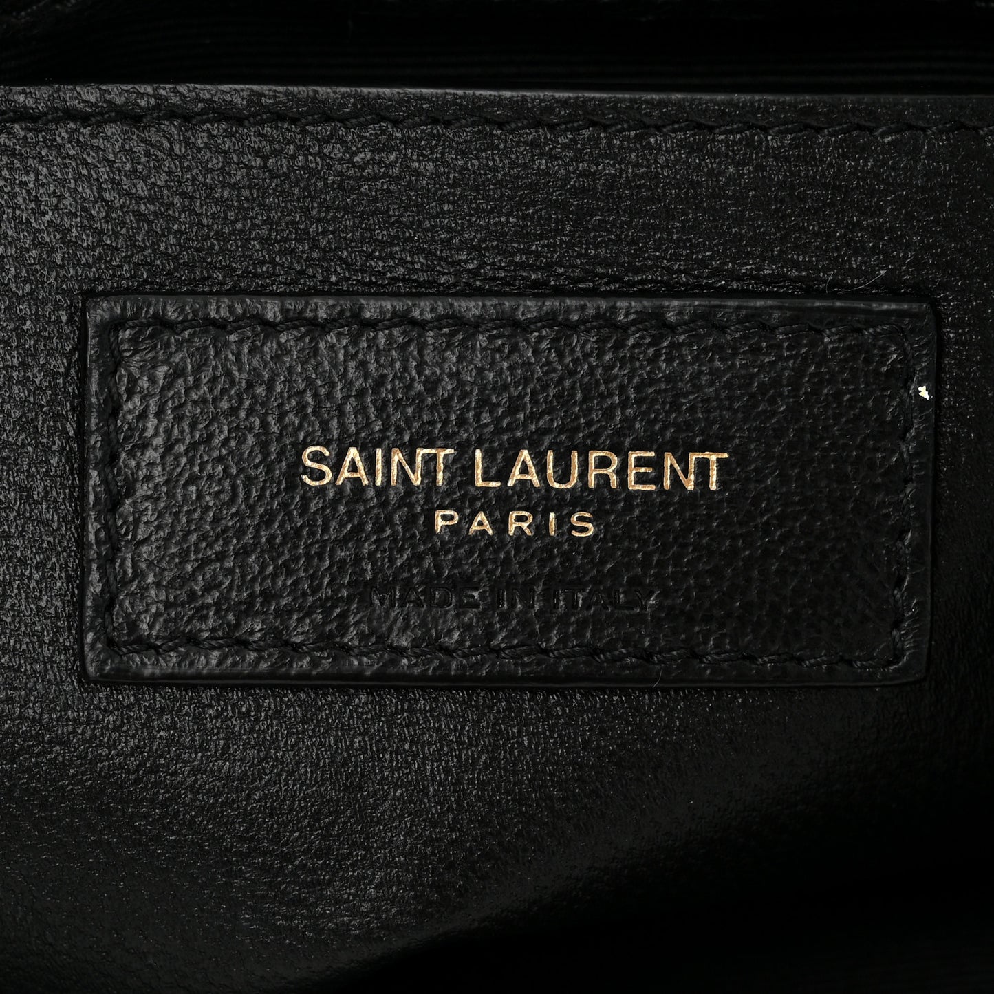 Lambskin Quilted Monogram Mini Nolita Black