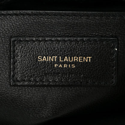 Saint Laurent Lambskin Quilted Monogram Mini Nolita Black 6 of 10