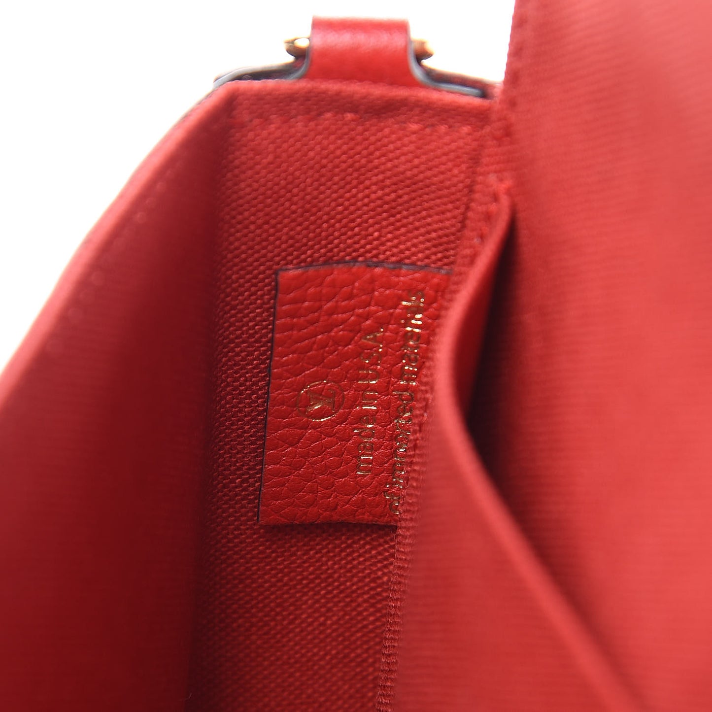 Empreinte Pochette Felicie Chain Wallet Cherry