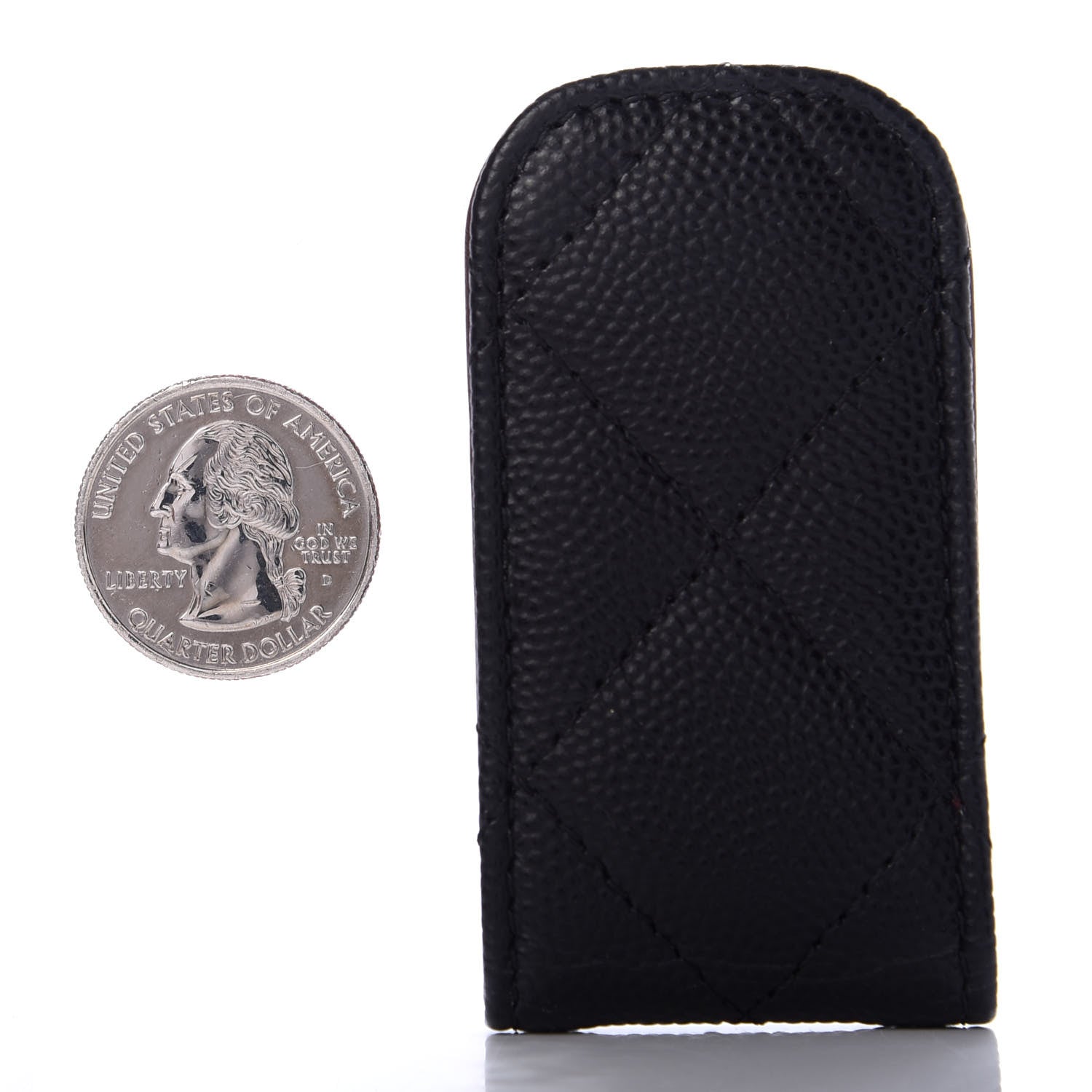 Chanel Caviar Quilted Money Clip Black 2 of 6