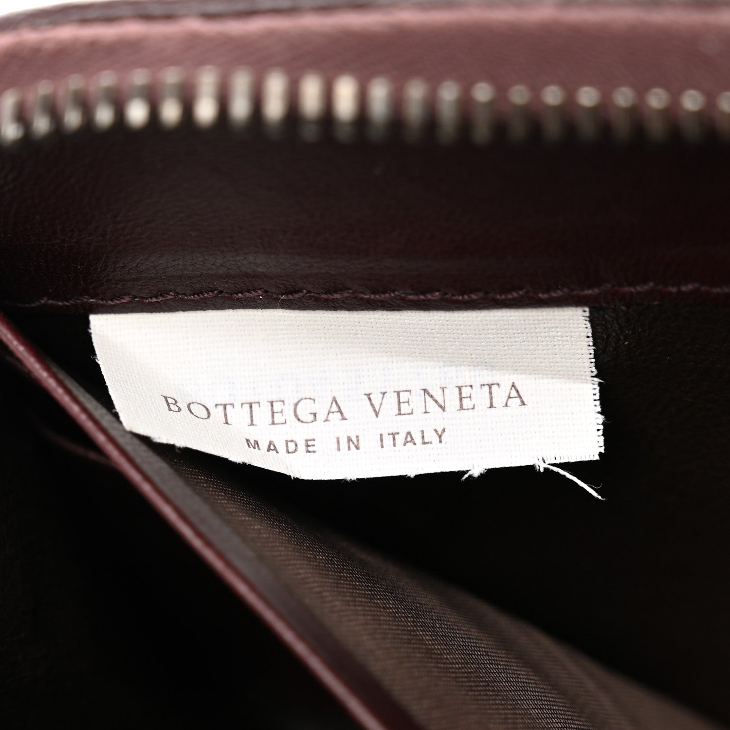 Bottega Veneta Nappa Intrecciato Zip Around Wallet Aubergine 8 of 11